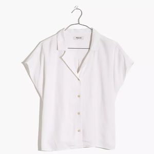 Madewell Cap-Sleeve Camp Shirt